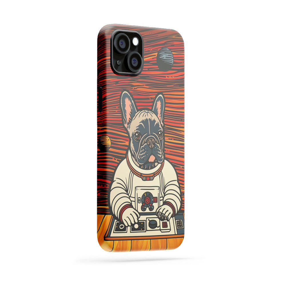 Double-Layer Semi-Handprinted Tough Matte iPhone Case