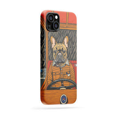 Double-Layer Semi-Handprinted Tough Matte iPhone Case