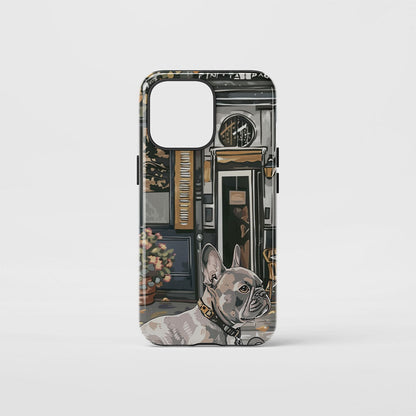 Double-Layer Semi-Handprinted Tough Matte iPhone Case