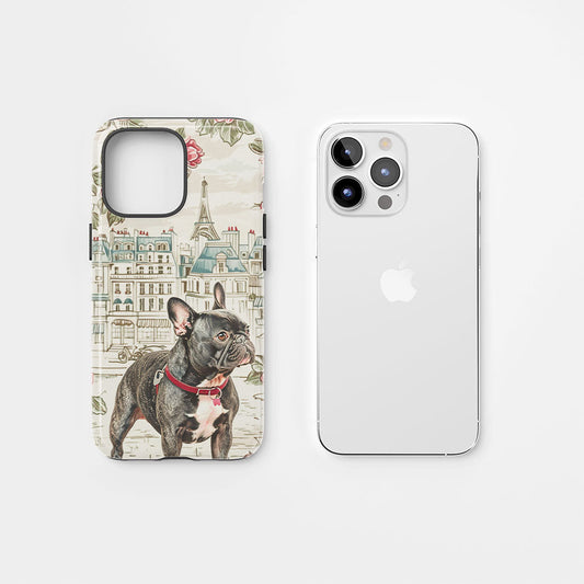 Double-Layer Semi-Handprinted Tough Matte iPhone Case