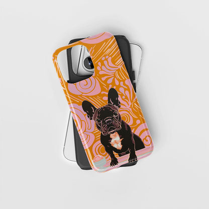 Double-Layer Semi-Handprinted Tough Matte iPhone Case