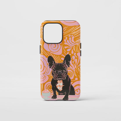 Double-Layer Semi-Handprinted Tough Matte iPhone Case