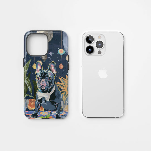 Double-Layer Semi-Handprinted Tough Matte iPhone Case