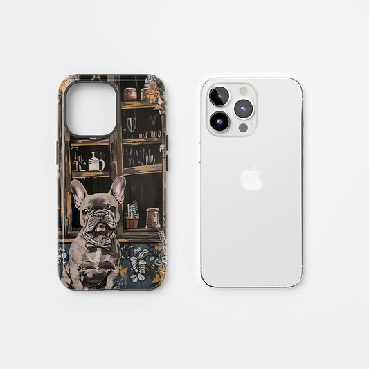 Double-Layer Semi-Handprinted Tough Matte iPhone Case