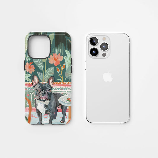 Double-Layer Semi-Handprinted Tough Matte iPhone Case