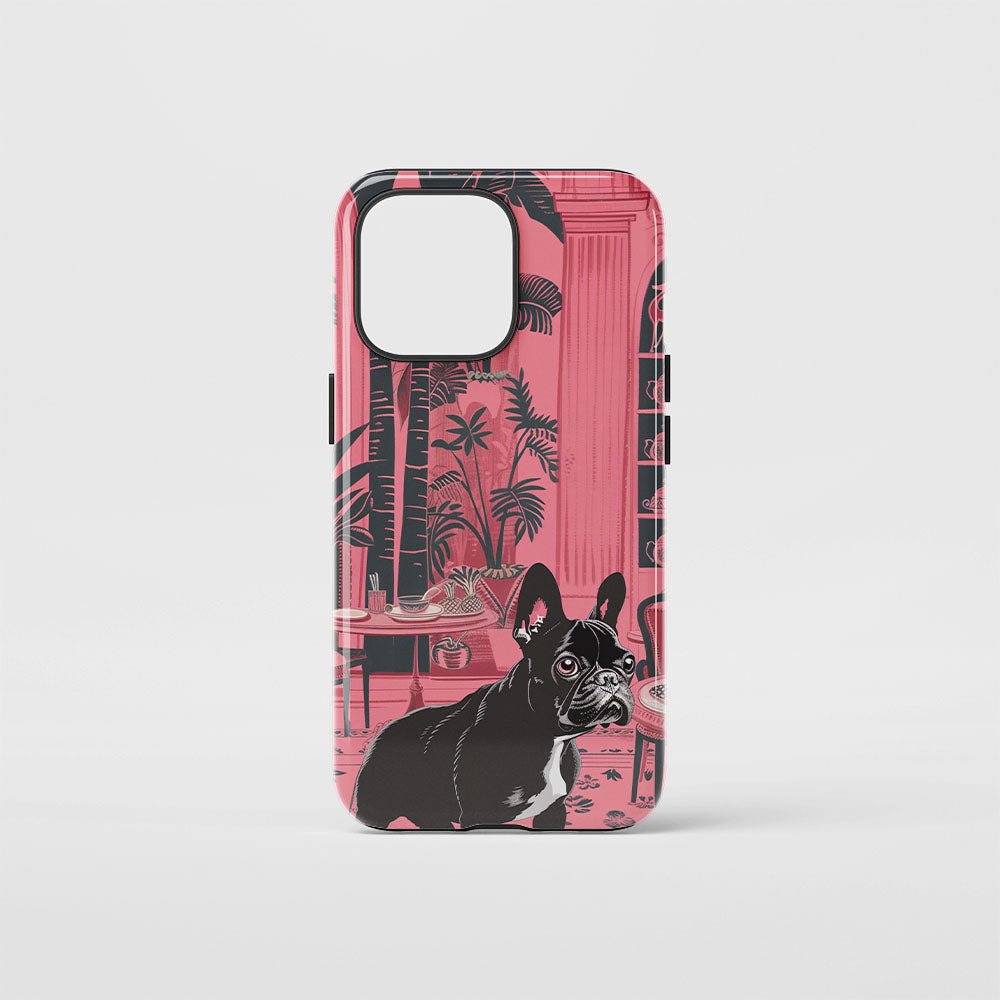 Double-Layer Semi-Handprinted Tough Matte iPhone Case