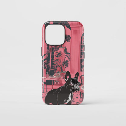 Double-Layer Semi-Handprinted Tough Matte iPhone Case