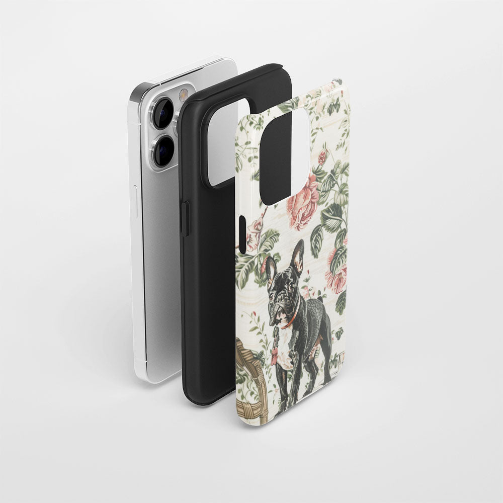 Double-Layer Semi-Handprinted Tough Matte iPhone Case