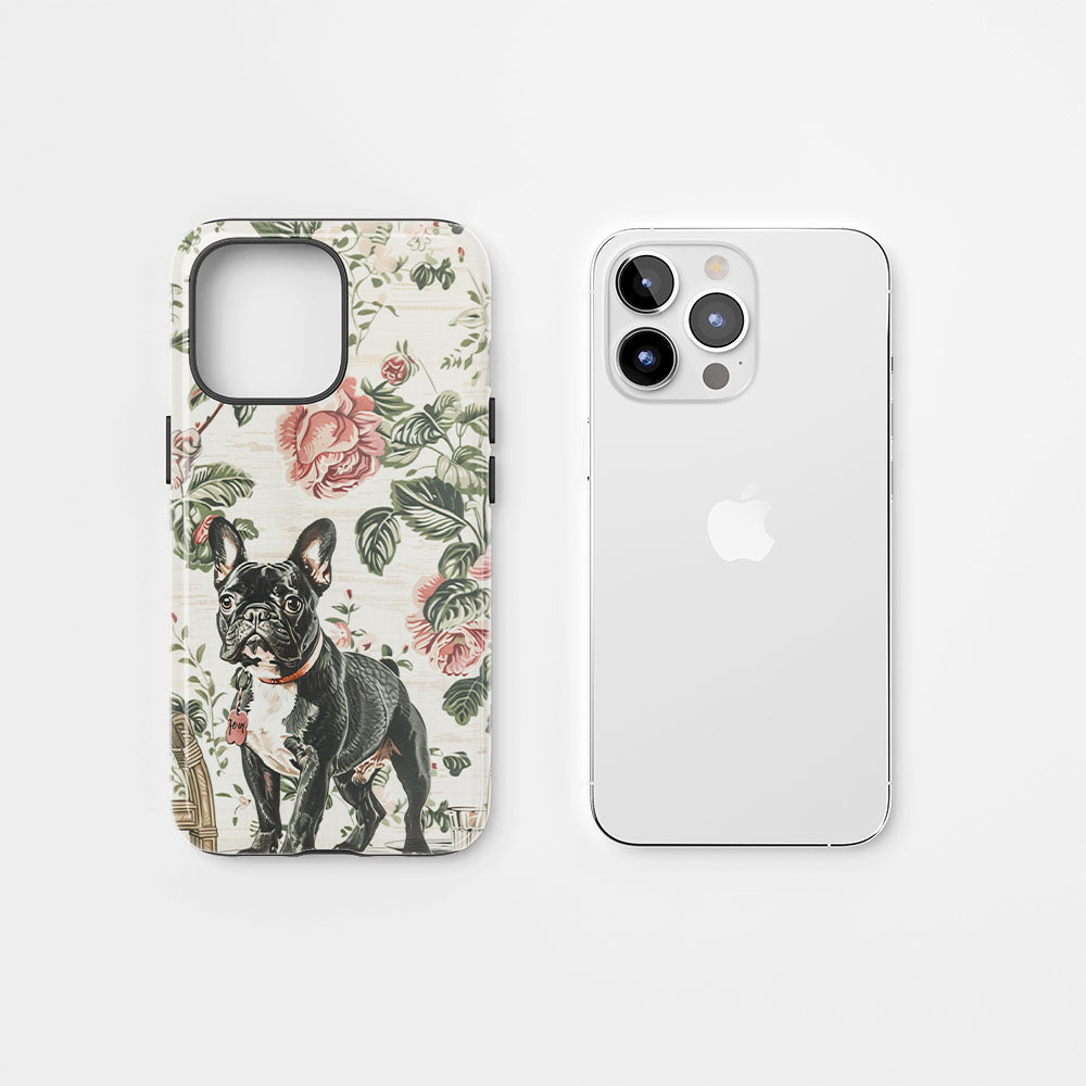 Double-Layer Semi-Handprinted Tough Matte iPhone Case