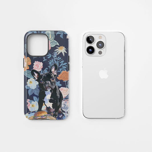 Double-Layer Semi-Handprinted Tough Matte iPhone Case