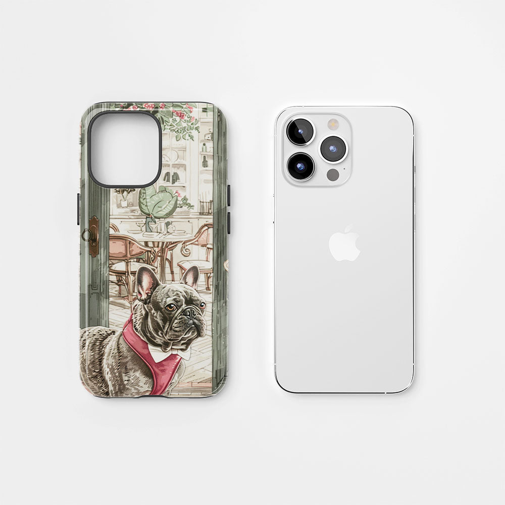 Double-Layer Semi-Handprinted Tough Matte iPhone Case