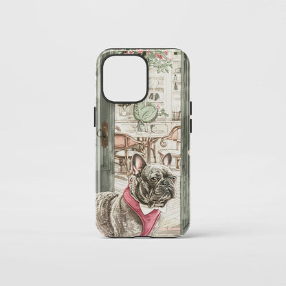 Double-Layer Semi-Handprinted Tough Matte iPhone Case