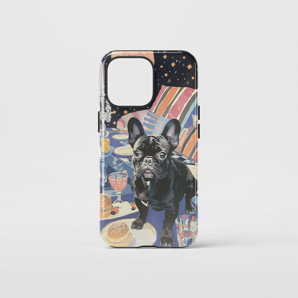 Double-Layer Semi-Handprinted Tough Matte iPhone Case