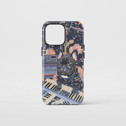 Double-Layer Semi-Handprinted Tough Matte iPhone Case