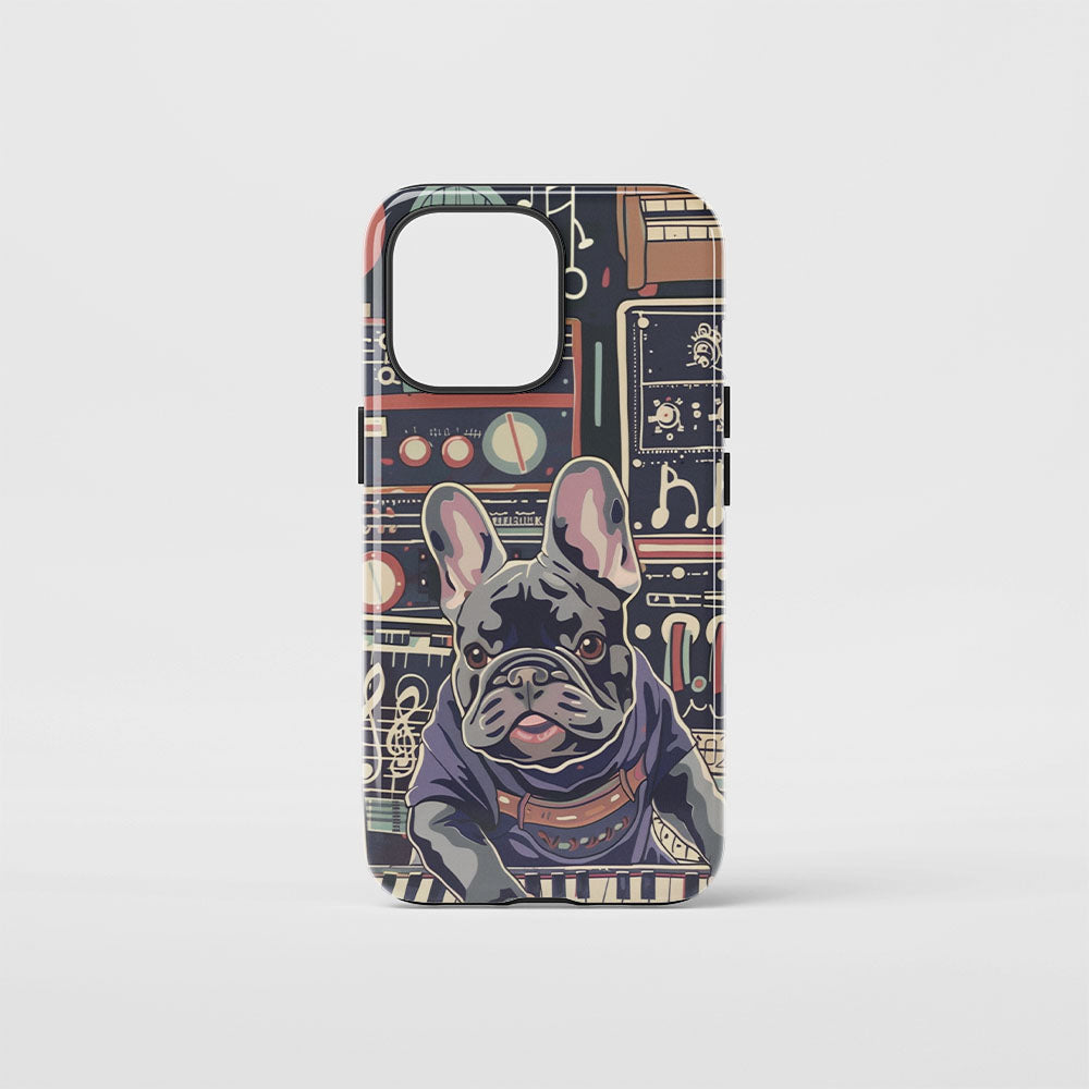 Double-Layer Semi-Handprinted Tough Matte iPhone Case