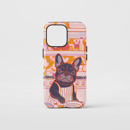 Double-Layer Semi-Handprinted Tough Matte iPhone Case