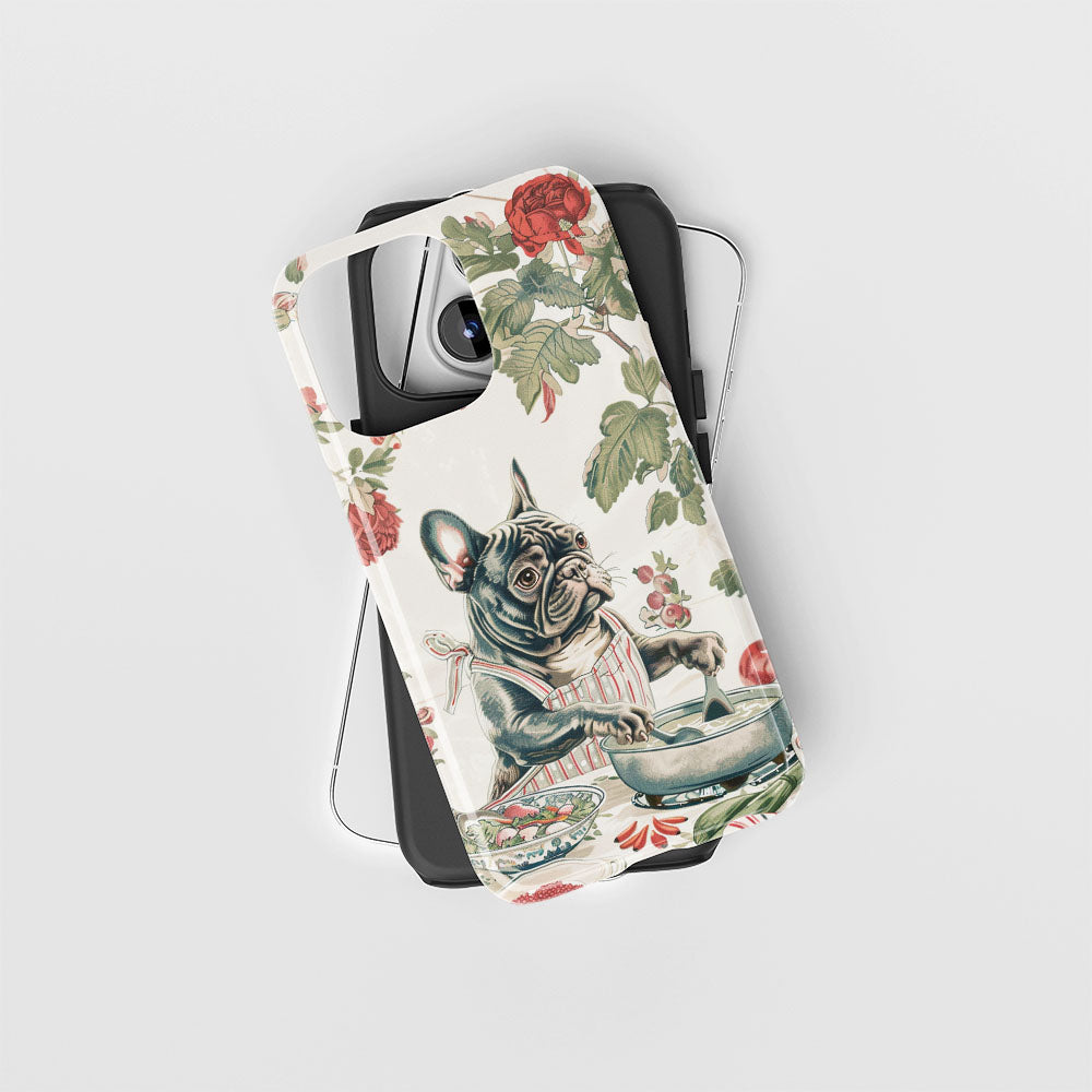 Double-Layer Semi-Handprinted Tough Matte iPhone Case