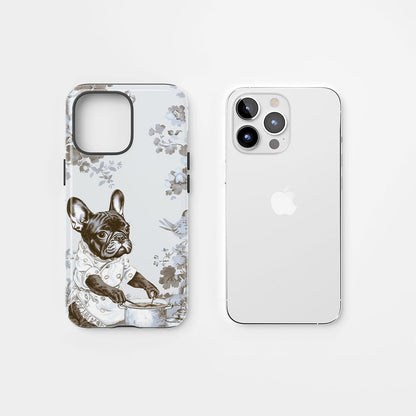 Double-Layer Semi-Handprinted Tough Matte iPhone Case