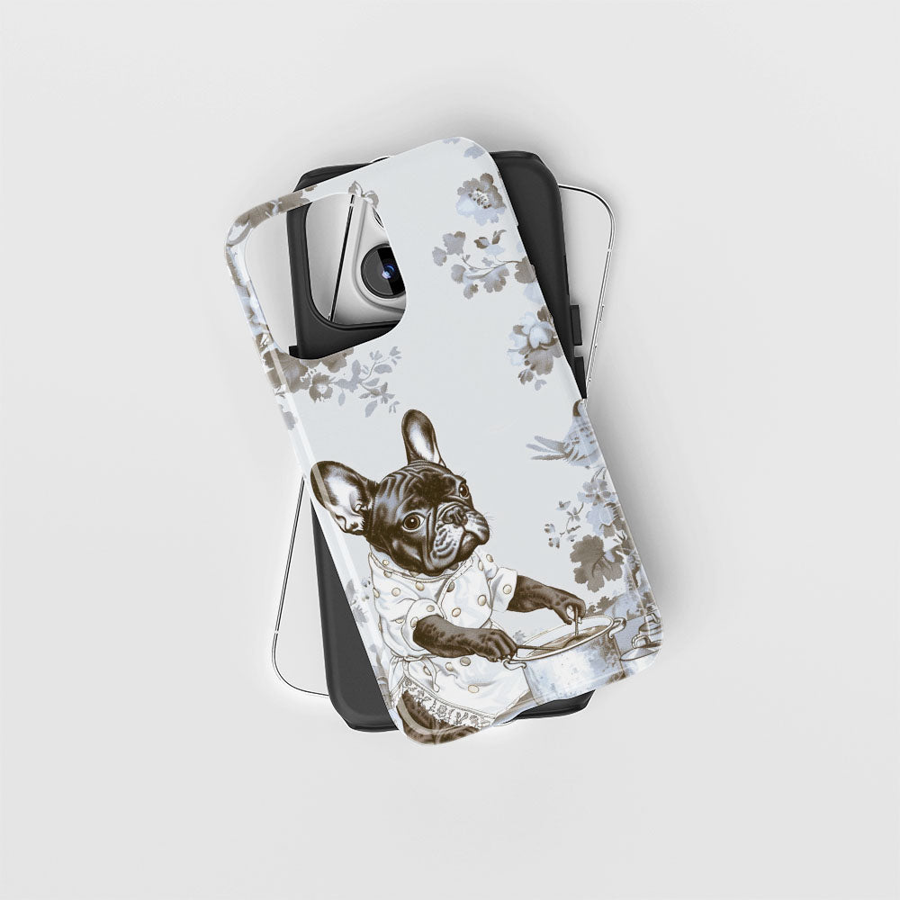 Double-Layer Semi-Handprinted Tough Matte iPhone Case