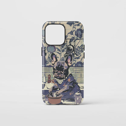 Double-Layer Semi-Handprinted Tough Matte iPhone Case