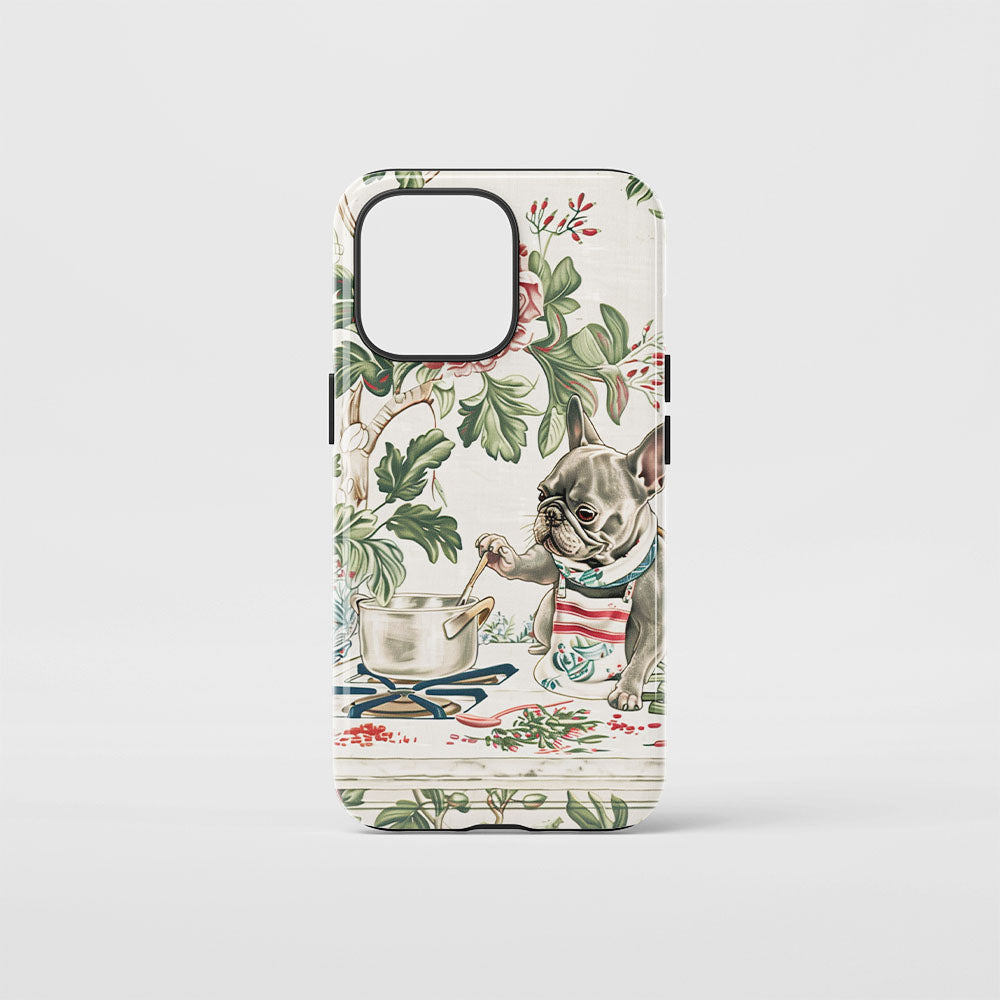 Double-Layer Semi-Handprinted Tough Matte iPhone Case