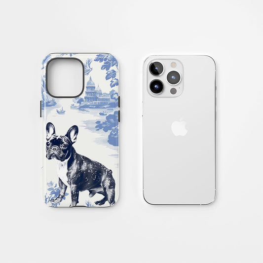 Double-Layer Semi-Handprinted Tough Matte iPhone Case