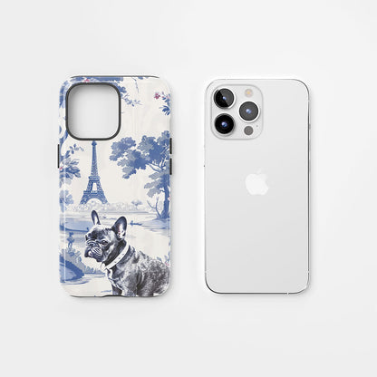 Double-Layer Semi-Handprinted Tough Matte iPhone Case