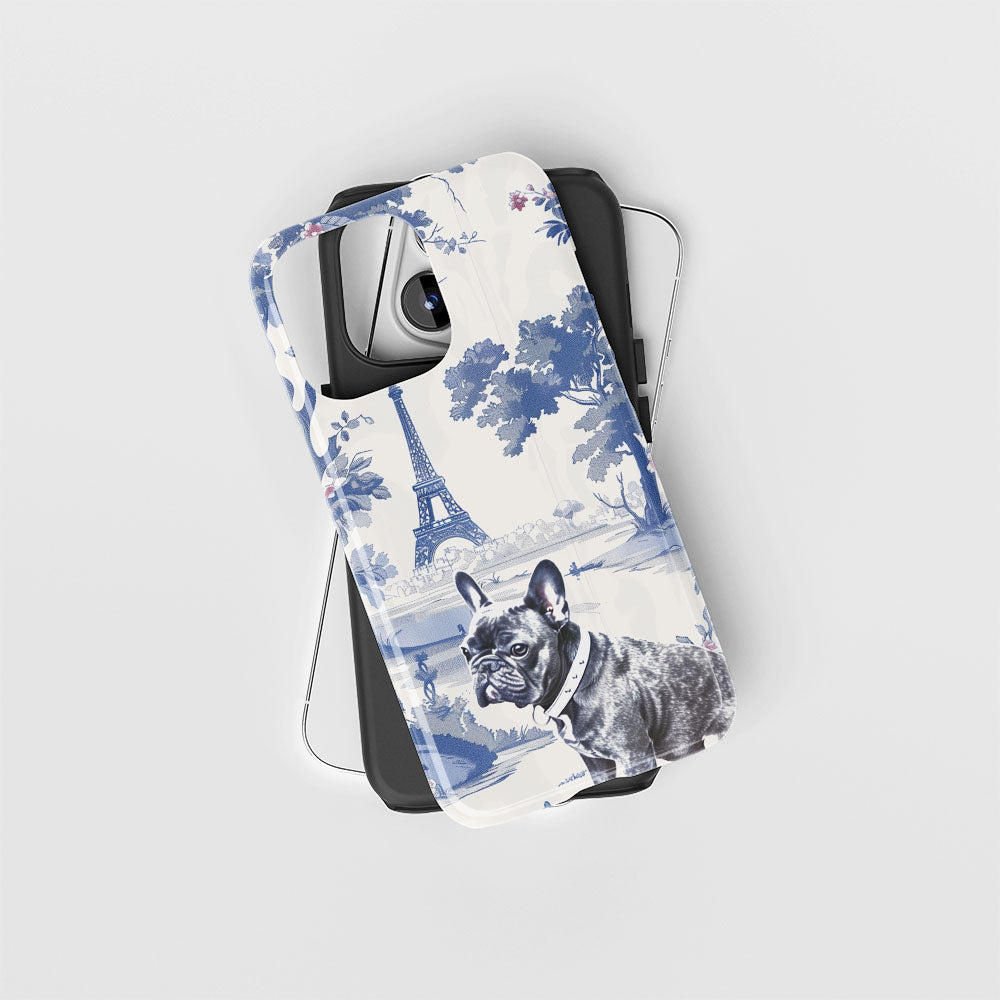 Double-Layer Semi-Handprinted Tough Matte iPhone Case