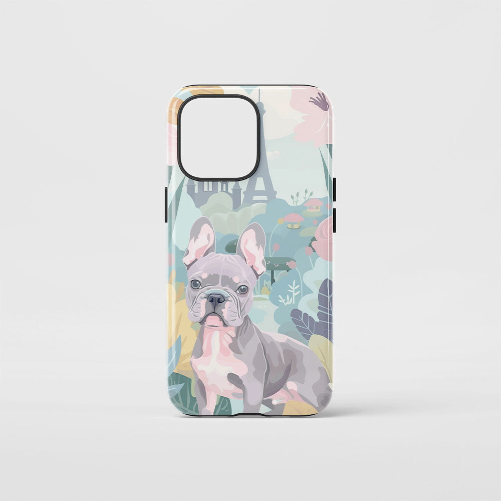 Double-Layer Semi-Handprinted Tough Matte iPhone Case