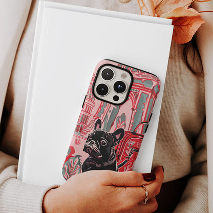 Double-Layer Semi-Handprinted Tough Matte iPhone Case