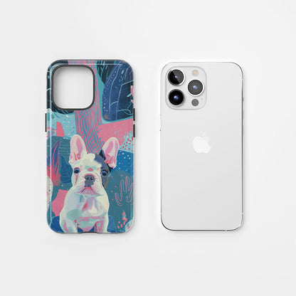 Double-Layer Semi-Handprinted Tough Matte iPhone Case