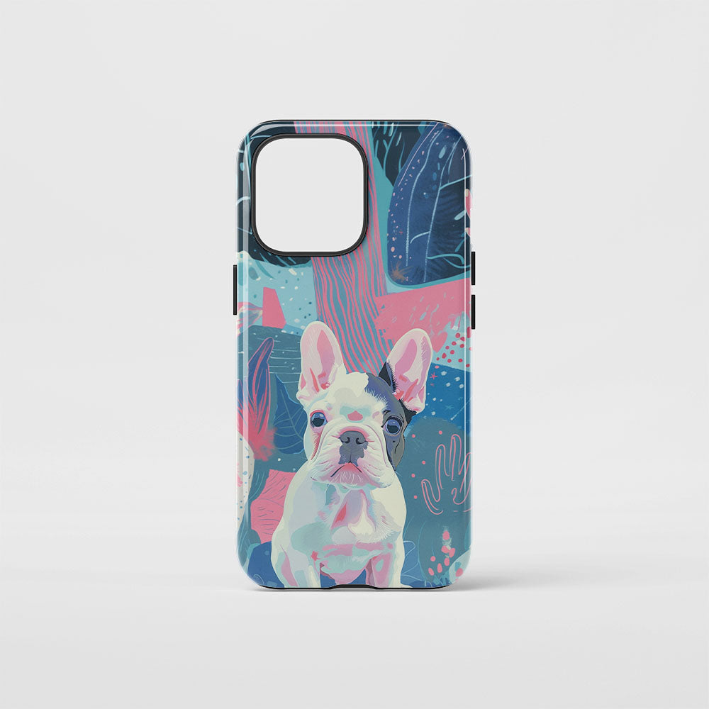 Double-Layer Semi-Handprinted Tough Matte iPhone Case