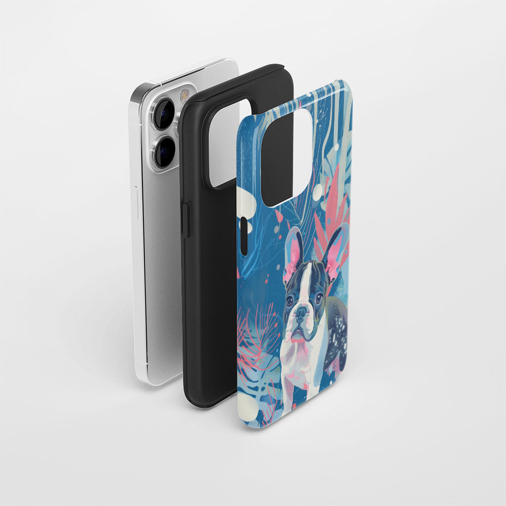 二層半手刷りタフマットiPhoneケース