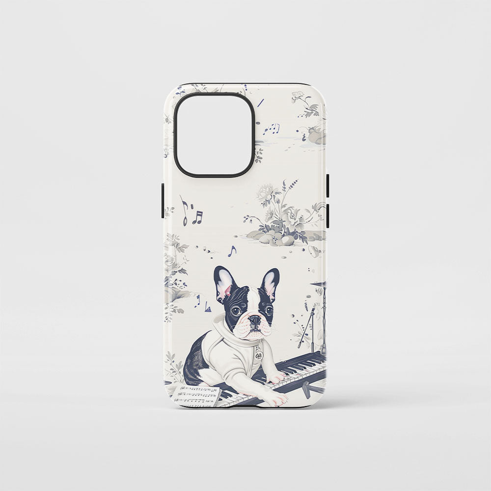 Double-Layer Semi-Handprinted Tough Matte iPhone Case