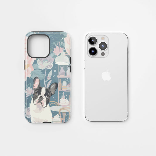 Double-Layer Semi-Handprinted Tough Matte iPhone Case