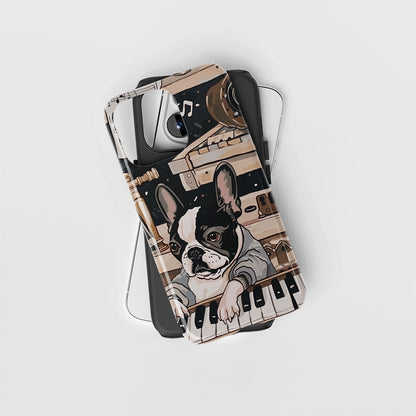 Double-Layer Semi-Handprinted Tough Matte iPhone Case