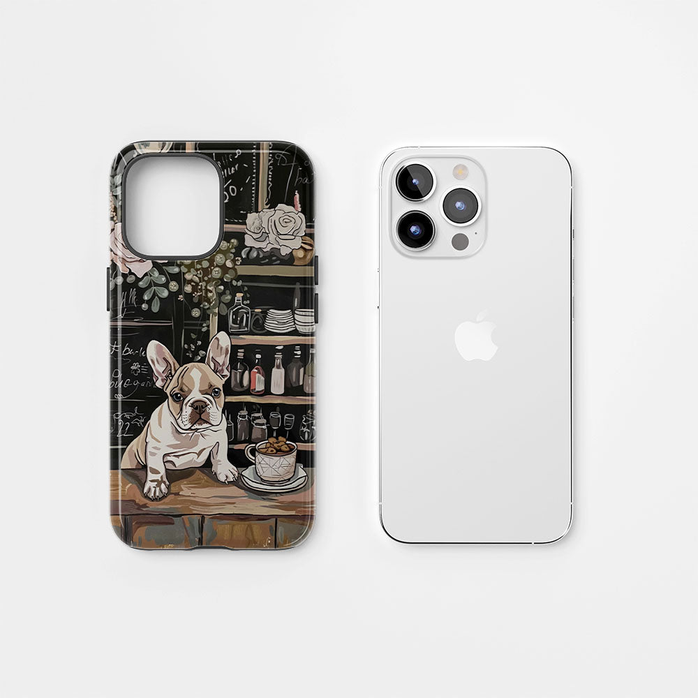 Double-Layer Semi-Handprinted Tough Matte iPhone Case