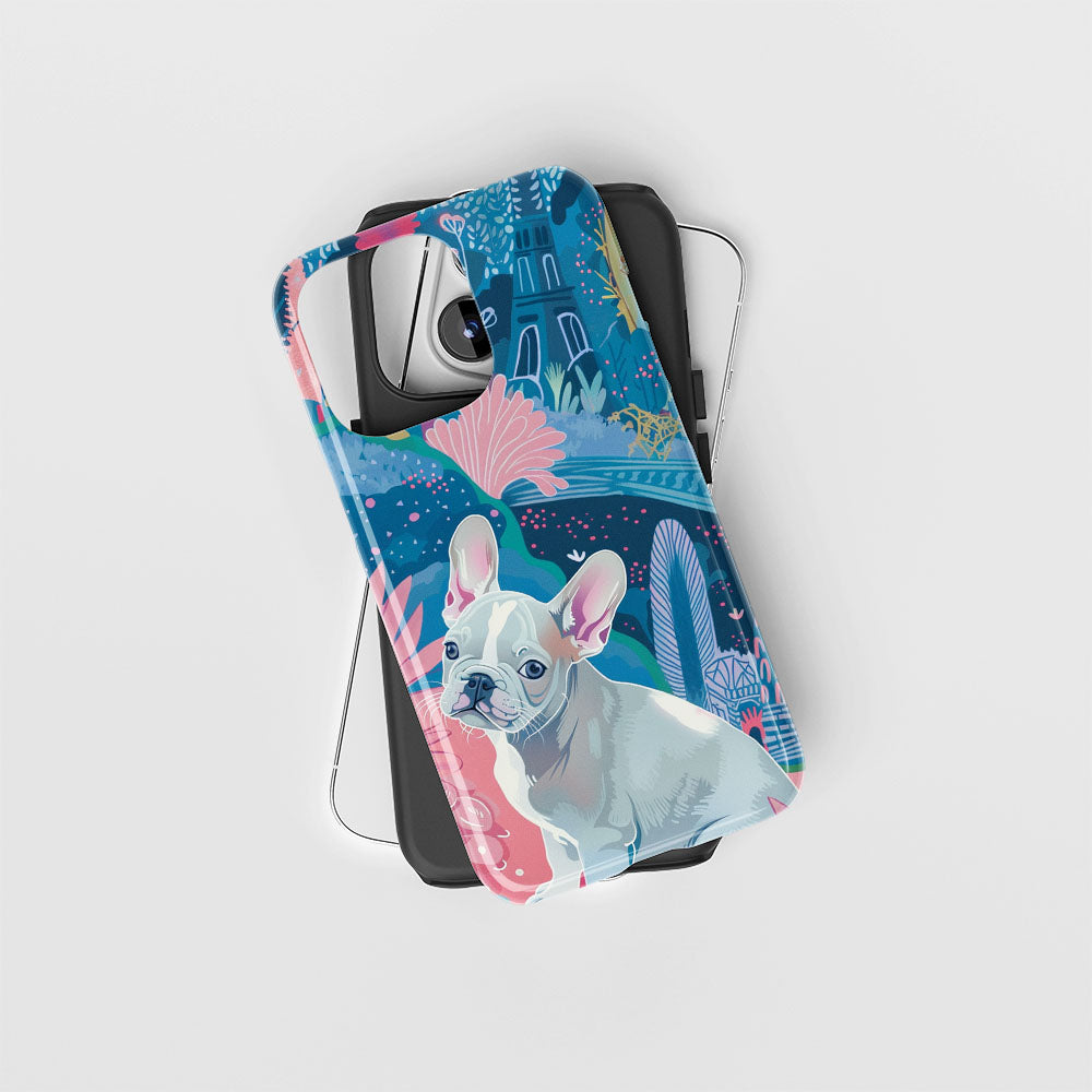 Double-Layer Semi-Handprinted Tough Matte iPhone Case