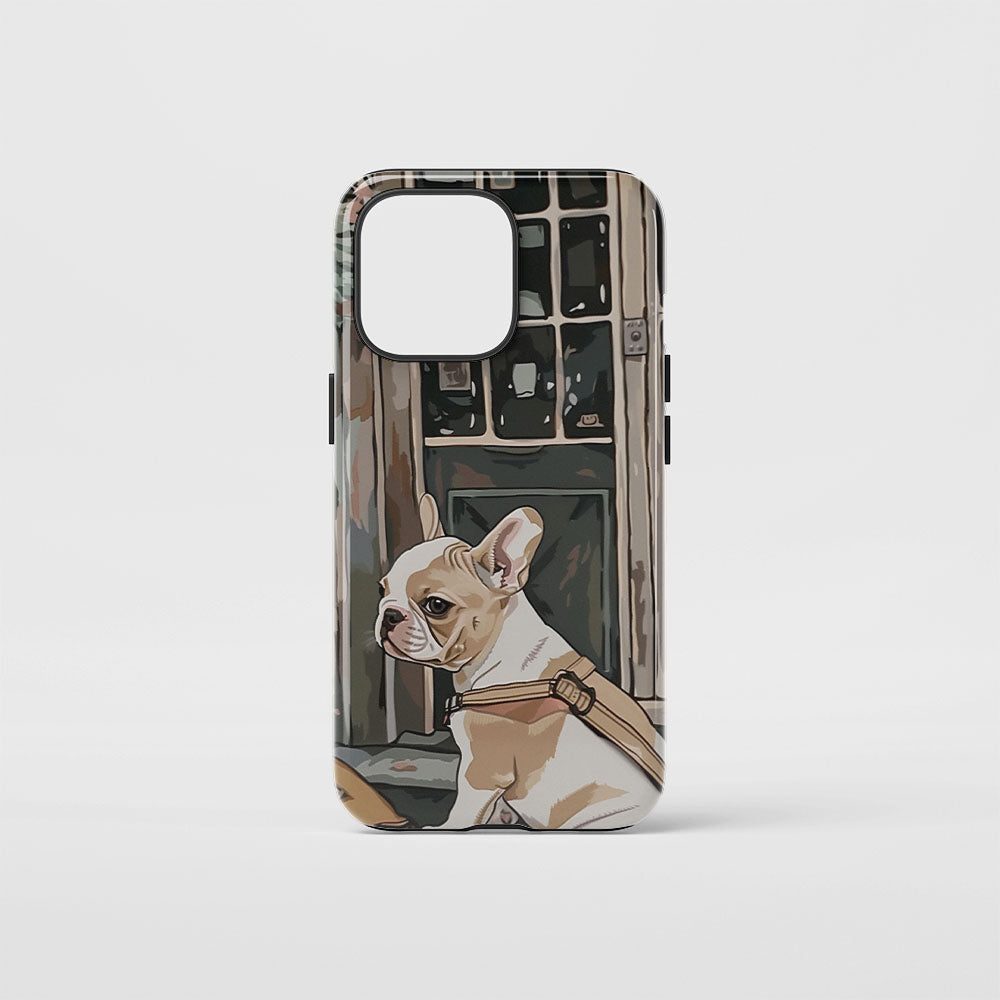 Double-Layer Semi-Handprinted Tough Matte iPhone Case