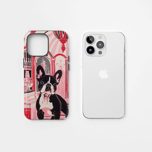 Double-Layer Semi-Handprinted Tough Matte iPhone Case