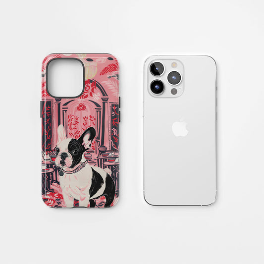 Double-Layer Semi-Handprinted Tough Matte iPhone Case