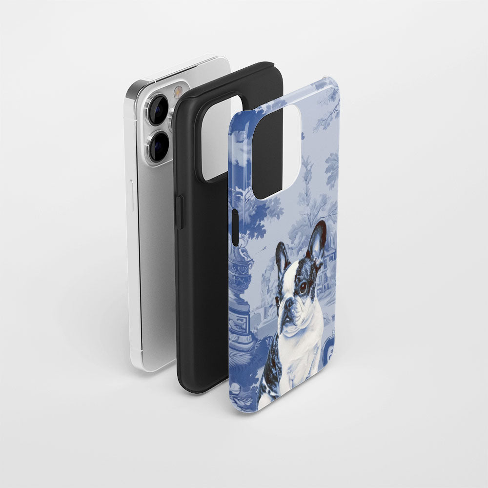 Double-Layer Semi-Handprinted Tough Matte iPhone Case