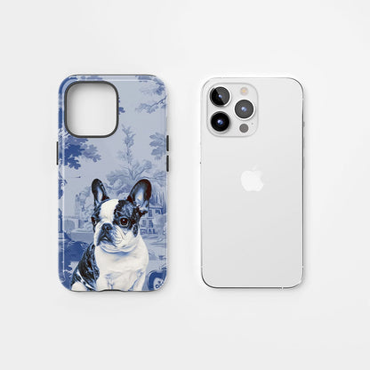 Double-Layer Semi-Handprinted Tough Matte iPhone Case