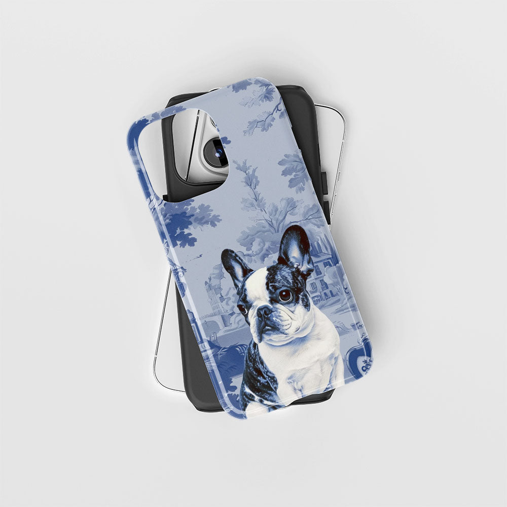 Double-Layer Semi-Handprinted Tough Matte iPhone Case