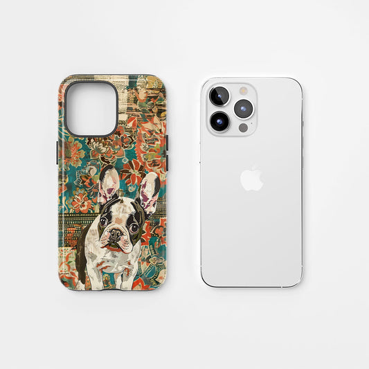 Double-Layer Semi-Handprinted Tough Matte iPhone Case