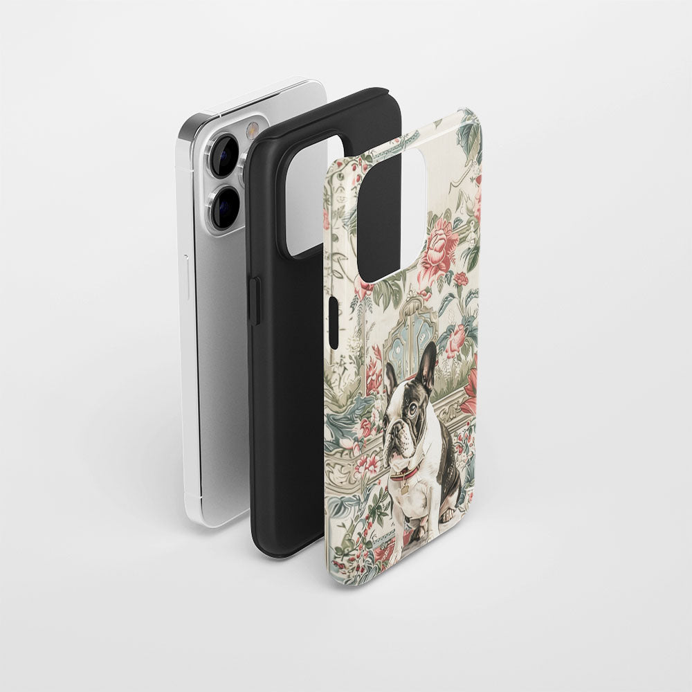 Double-Layer Semi-Handprinted Tough Matte iPhone Case