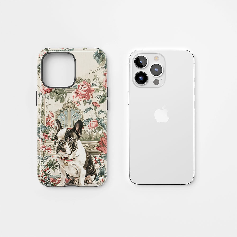 Double-Layer Semi-Handprinted Tough Matte iPhone Case