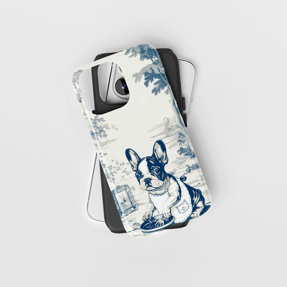 Double-Layer Semi-Handprinted Tough Matte iPhone Case