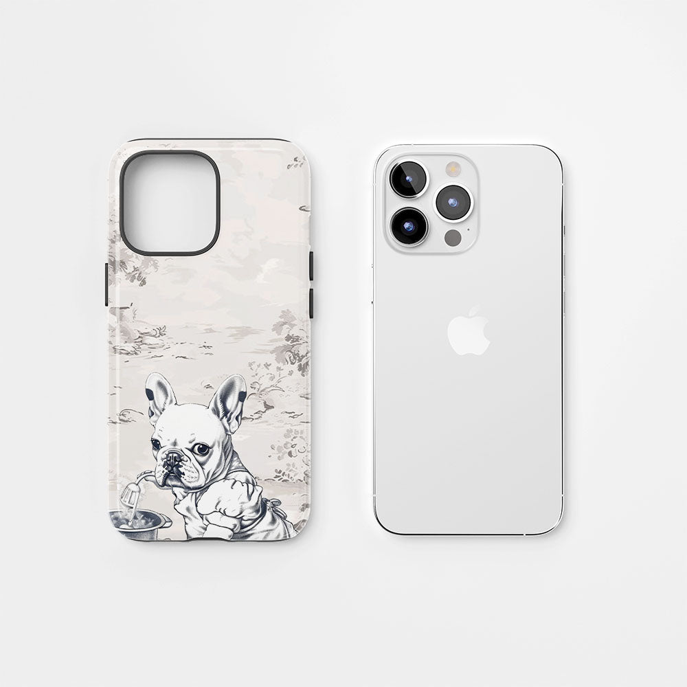 Double-Layer Semi-Handprinted Tough Matte iPhone Case