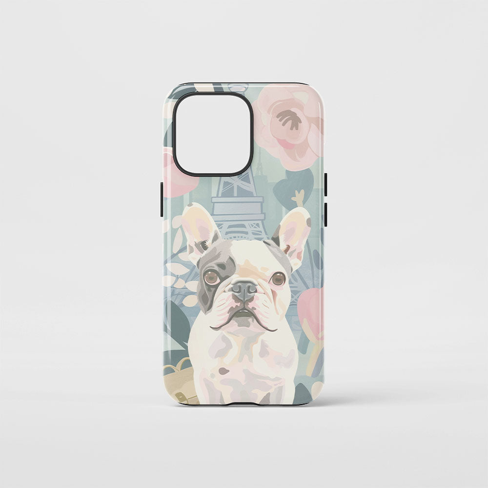 Double-Layer Semi-Handprinted Tough Matte iPhone Case